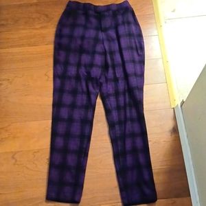 Hot Topic Purple and Black Pants